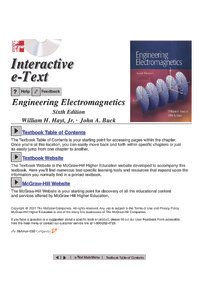 Engineering Electromagnetics (6th Ed) William H. Hayt